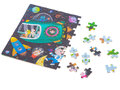  Puzzle, układanka dwustronna w puszce kosmos i dinozaury 100 elementów