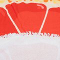 Ręcznik plażowy okrągły Boho Pomarańcza 150cm