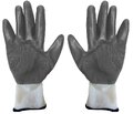 Rękawiczki ogrodowe powlekane szarym nitrylem rozmiar 9  