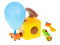 Wyrzutnia balonów z pompką, balonami i pojazdami aerodynamicznymi kot 