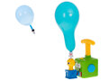 Wyrzutnia balonów z pompką, balonami i pojazdami aerodynamicznymi żaba