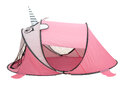 Samorozkładający namiot dziecięcy  jednorożec unicorn różowy