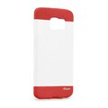 Silikonowa nakładka Roar Fit UP Clear do Samsung Galaxy S6 (G920) transparentna + czerwona