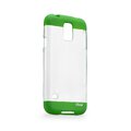 Silikonowa nakładka Roar Fit UP Clear do Samsung Galaxy S6 (G920) transparentna + zielona