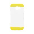 Silikonowa nakładka Roar Fit UP Clear do Samsung Galaxy S6 EDGE PLUS (G928) transparentna + żółta