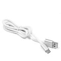 Silikonowy kabel USB-C do USB 2.0 eXtreme 150cm biały (blister)
