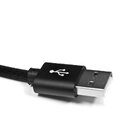 Silikonowy kabel USB eXtreme iPhone 5 / 6 / 7 / SE, iPad 4, iPod nano 7G 100cm czarny (blister)