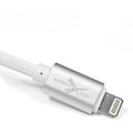 Silikonowy kabel USB eXtreme iPhone 5 / 6 / 7 / SE, iPad 4, iPod nano 7G 150cm biały (blister)