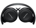 Zestaw słuchawki składane Panasonic RP-HF100-K czarne + adapter Skystars AUX mini jack - USB-C