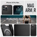 Etui Spigen MAG ARMOR (MagSafe) do IPhone 14 Pro Max czarne matowe