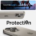SPIGEN osłona aparatu OPTIK.TR ”EZ FIT” 2-pack do IPHONE 14 Pro / Pro Max / 15 Pro / Pro Max natural titanium