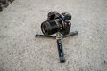 Statyw Fotopro Vlogger Mini (SY-390 + P-1HX) - szary