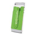Stojak podstawka do smartfona Silicon Stand Kieszonka GreenGo zielona