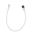 Kabel obustronny microUSB+ Apple Lightning 8pin do iPhone 5 / 5S / 6 / 6 PLUS biały