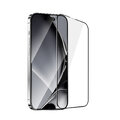 Szkło hartowane z metalową ramką do Samsung Galaxy A56 5G czarna ramka