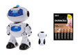 Tańczący Robot interaktywny RC ANDROID 360 z pilotem + 6x bateria alkaliczna Duracell Basic Duralock LR6 AA