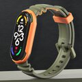 Pasek Tech-Protect ICONBAND Hybrid do  Xiaomi Smart Band 5 / 6 / 7 / NFC czarny / wojskowa zieleń