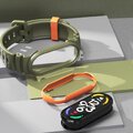 Pasek Tech-Protect ICONBAND Hybrid do  Xiaomi Smart Band 5 / 6 / 7 / NFC czarny / wojskowa zieleń