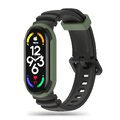 Pasek Tech-Protect ICONBAND Hybrid do  Xiaomi Smart Band 5 / 6 / 7 / NFC czarny / wojskowa zieleń