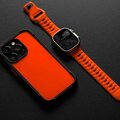 Pasek Tech-Protect ICONBAND LINE do Apple Watch 4 / 5 / 6 / 7 / 8 / SE / Ultra (42 / 44 / 45 / 49 mm) pomarańczowy