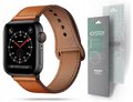 TECH-PROTECT LEATHERFIT APPLE WATCH 2 / 3 / 4 / 5 / 6 / SE (42 / 44 / 45MM) BROWN