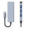 TECH-PROTECT V1-HUB ADAPTER 4IN1 GREY