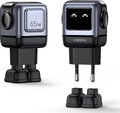 Ugreen Nexode RG Robot GaN CD361 25685B 65W szybka ładowarka sieciowa z 2 gniazdami USB-C PD oraz USB