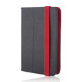 Uniwersalne etui ORBI do tabletów 9-10" czarno-czerwone