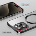Vmax nakładka Electroplating Mag TPU do iPhone 15 Plus 6,7" czarna