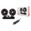 Wentylator samochodowy podwójny 2x5” 12V z regulacją