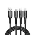 WIWU kabel Starlink Series 3.1A 3in1 cable Wi-C045E A-C+L+M czarny WIWU kabel Starlink Series 3.1A 3in1 cable Wi-C045E A-C+L+M czarny