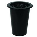 Wkład do wazonu wysoki czarny plastikowy 18 cm