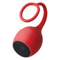 Wodoodporny mobilny głośnik Bluetooth z zawieszką BS-310 czerwony