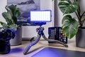 Zestaw Newell Rangha Set - Lampa LED RGB-W Rangha z dyfuzorem i statywem