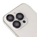 Zestaw szkieł na aparat do Samsung Galaxy S24 czarna ramka (3 sztuki)