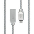 Kabel Beeyo Zinc USB typ - C srebrny