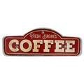 Znak Metalowy RETRO LED Fresh Brewed Coffee Forever Light