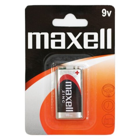 Bateria cynkowo-węglowa Maxell 6f22 / 9V (blister)