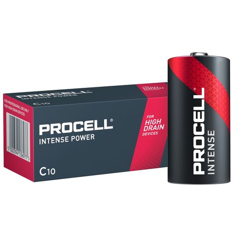 Baterie alkaliczne Duracell Procell INTENSE  LR14 C (10 sztuk)