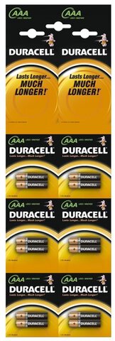 Baterie alkaliczne Duracell Duralock C&B LR03/AAA (blister)