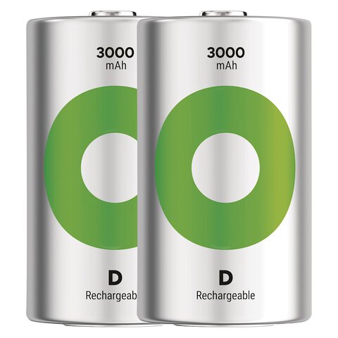 2 x akumulatorki D / R20 Ni-MH GP ReCyko 3000mAh