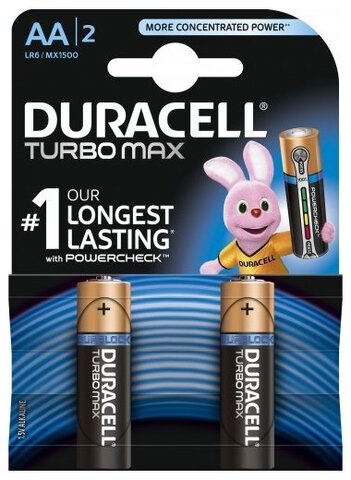 Baterie alkaliczne Duracell Duralock Turbo Max LR6 AA (blister)