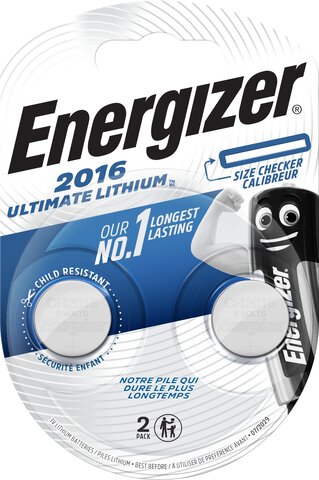 Baterie litowe mini Energizer Ultimate Lithium CR2016