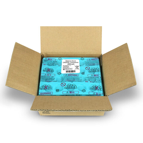 200 x bateria litowa Panasonic CR2032 (taca)