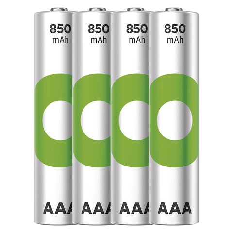 4 x akumulatorki AAA / R03 Ni-MH GP ReCyko 850mAh