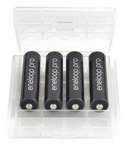 Akumulatorki Panasonic Eneloop PRO R03/AAA 930mAh BK-4HCDE w solidnym pojemniku