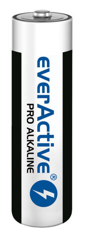 Latarka diodowa Mactronic Black Eye Mini MX512L + 4x baterie alkaliczne everActive Pro Alkaline LR6 AA
