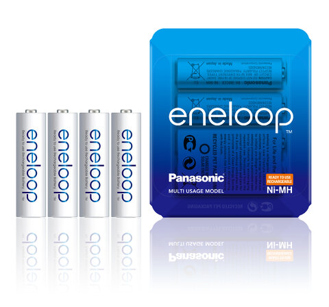 Zestaw Panasonic Eneloop ładowarka BQ-CC63 + akumulatory 4x R6/AA 2000mAh + 4x R03/AAA 800mAh sliding pack