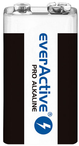 Baterie alkaliczne everActive Pro Alkaline 6LR61 6LF22 9V (taca)