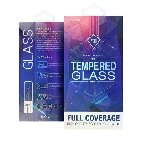 5D Full Glue Tempered Glass - do Samsung Galaxy S8 Plus (Case Friendly) czarny